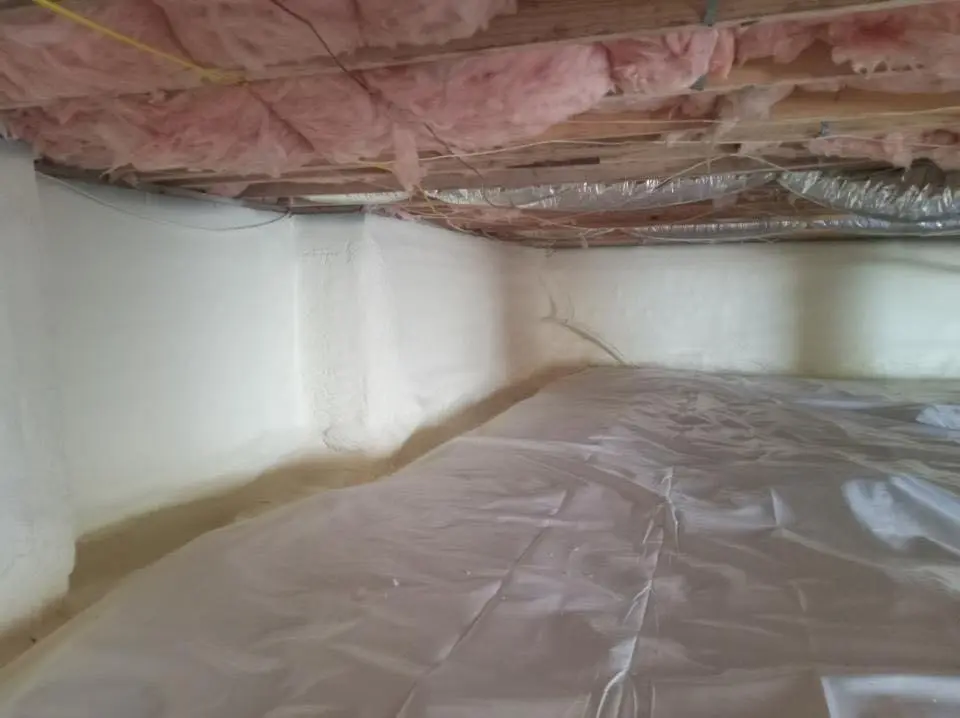 Crawl space encapsulation with closed-cell spray foam for Metal Roof Coating in Seven Hills